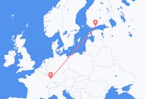 Flyg från Helsingfors, Finland till Strasbourg, Frankrike