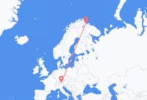 Flights from Kirkenes, Norway to Innsbruck, Austria
