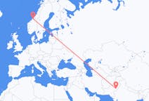 Flights from Bahawalpur, Pakistan to Ørland, Norway