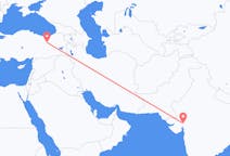 印度出发地 艾哈迈达巴德飞往印度目的地 埃尔津詹的航班