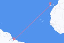 Flyrejser fra Belém, Brasilien til Tenerife, Spanien