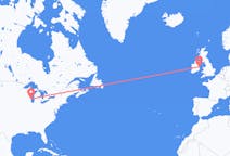 Flyrejser fra Milwaukee til Dublin