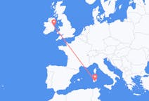 Flyrejser fra Dublin, Irland til Cagliari, Italien