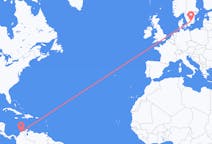 Flüge von Barranquilla, Kolumbien nach Växjö, Schweden