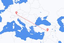 Flyg från München, Tyskland till Sanliurfa, Turkiet