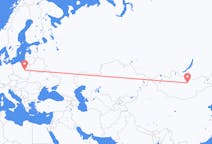 Flights from Ulaanbaatar, Mongolia to Warsaw, Poland