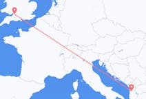 Flyreiser fra Bristol, til Tirana