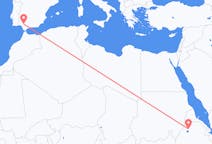 Flyreiser fra Gonder, Etiopia til Sevilla, Spania
