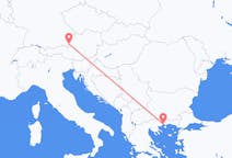 Flights from Salzburg to Kavala Prefecture