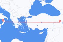 Flyreiser fra Mus, Tyrkia til Lamezia Terme, Italia