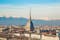 photo of Turin (Torino), Mole Antonelliana tower, simbol of the city. Italy.