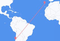 Flyrejser fra La Serena, Chile til Funchal, Portugal