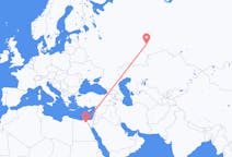 Flights from Cairo, Egypt to Yekaterinburg, Russia