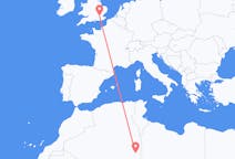 Flyrejser fra Illizi, Algeriet til London, England
