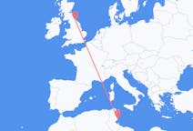 Flights from Sfax, Tunisia to Durham, England, the United Kingdom