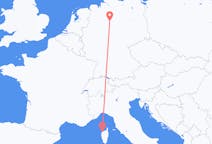 Flights from Calvi, Haute-Corse, France to Hanover, Germany