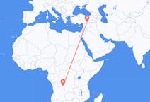Flyreiser fra Dundo, Angola til Sanliurfa, Tyrkia