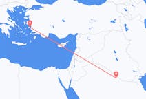 Flights from Rafha, Saudi Arabia to Samos, Greece