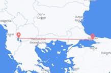 Flyrejser fra Ohrid, Nordmakedonien til Istanbul, Tyrkiet