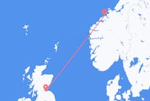 Flights from Kristiansund, Norway to Edinburgh, Scotland