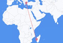 Flyreiser fra Toliara, Madagaskar til Mykonos, Hellas