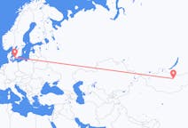 从乌兰巴托飞往哥本哈根的航班