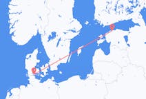 出发地 丹麦森纳堡目的地 爱沙尼亚塔林的航班