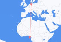 Flyreiser fra São Tomé, São Tomé og Príncipe til Kassel, Tyskland