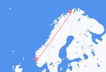 Voos de Haugesund, Noruega para Alta, Noruega