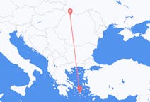 Fly fra Baia Mare til Naxos