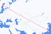 Flyreiser fra Fuzhou, Kina til Vasa, Finland