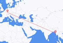 Flights from Kyaukpyu, Myanmar (Burma) to Karlsruhe, Germany