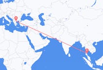 Flights from Ko Samui, Thailand to Thessaloniki, Greece
