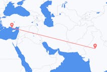Flights from Jaipur, India to Gazipaşa, Turkey