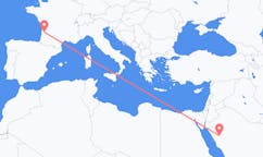 Flyreiser fra Al-`Ula, til Bordeaux