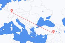 Flyreiser fra Mardin, til Stuttgart