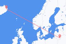 Flyrejser fra Vilnius, Litauen til Egilsstaðir, Island