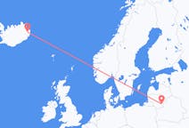 Flights from Vilnius, Lithuania to Egilsstaðir, Iceland