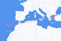 Flyreiser fra Funchal, til Mytilene