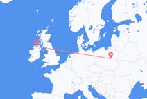 Flyg från Derry, Nordirland till Warszawa, Polen