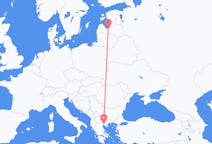 出发地 拉脱维亚出发地 里加目的地 希腊塞萨洛尼基的航班
