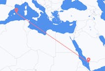 Flights from Jizan, Saudi Arabia to Menorca, Spain