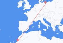 Flights from Guelmim, Morocco to Szczecin, Poland