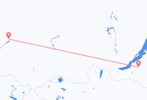 Vols depuis la ville de Novossibirsk vers la ville d'Oulan-Oudé