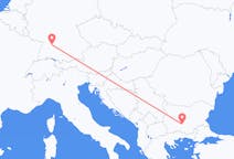 出发地 保加利亚出发地 普罗夫迪夫目的地 德国斯图加特的航班