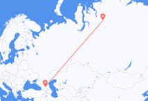 Fly fra Vladikavkaz til Norilsk