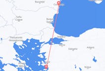 Flyg från Samos, Grekland till Constanța, Rumänien