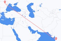 Flyreiser fra Pune, India til Bacău, Romania