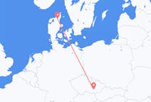 Flüge von Aalborg, Dänemark nach Brünn, Tschechien