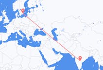 Flights from Hyderabad, India to Kalmar, Sweden